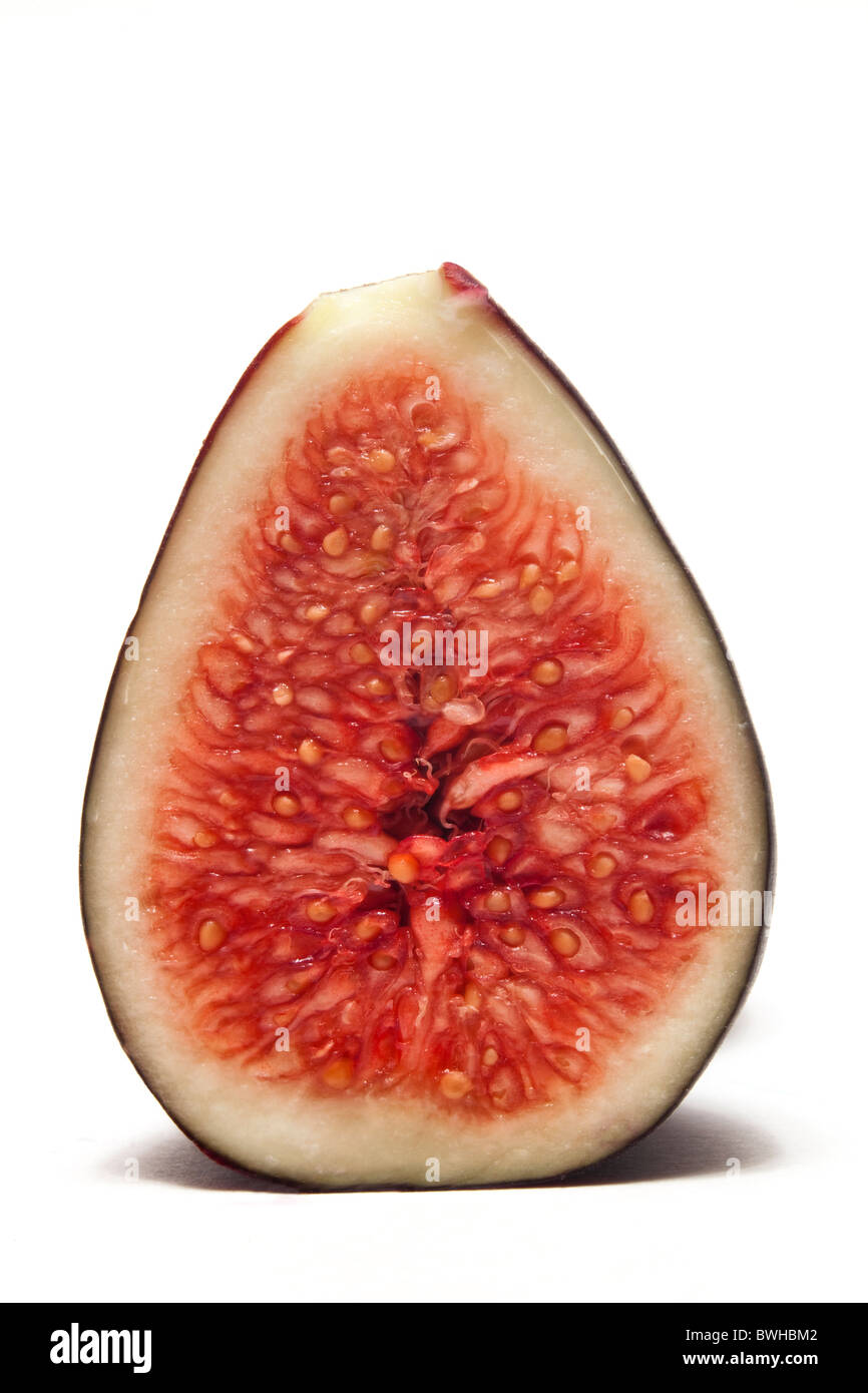 Close up fig split open hi-res stock photography and images - Alamy