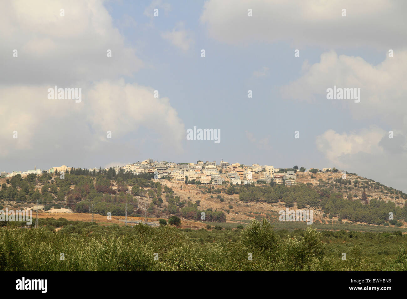 Israel, Deir Hanna in the Lower Galilee Stock Photo