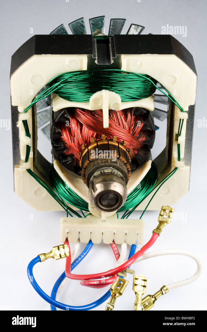 Electric Motor from Kitchen Food Blender Stock Photo Alamy