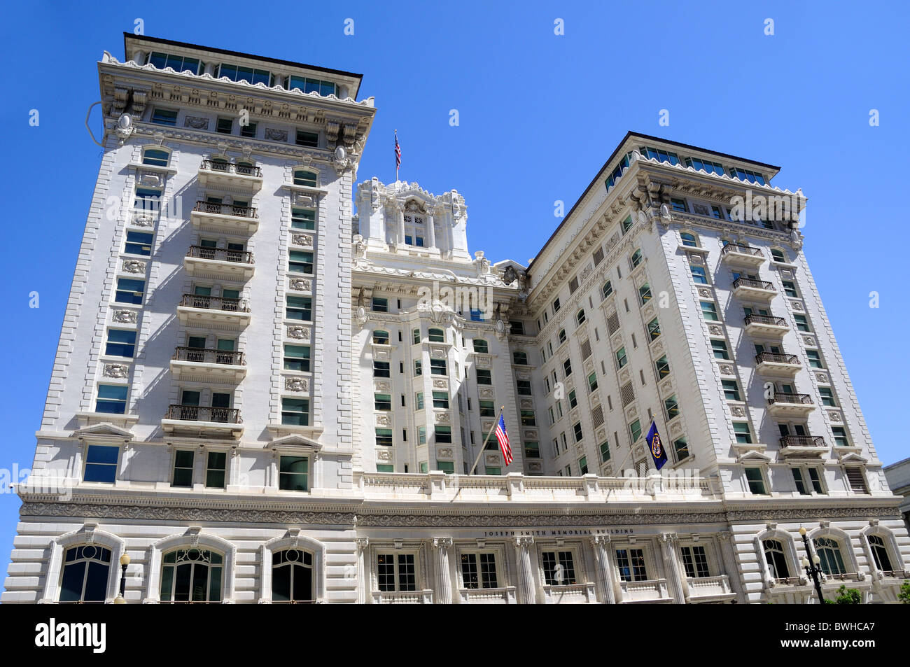 Historic Landmark Hotel Utah Stock Photo Alamy
