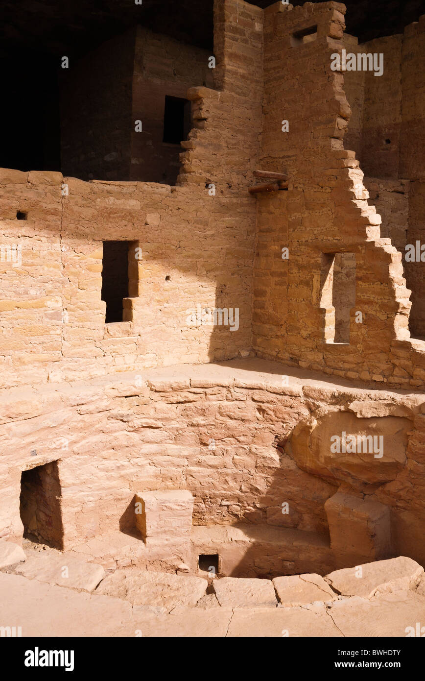 Spruce Tree House Ruin, Mesa Verde National Park, Colorado Stock Photo ...