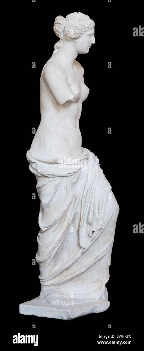 Venus De Milo Or Aphrodite Of Milos Statue Louvre Museum Paris Side View Isolated On Black Background Stock Photo Alamy Venus De Milo Or Aphrodite Of Milos Statue Louvre Museum Paris Side View Isolated On Black Background Stock Photo Alamy