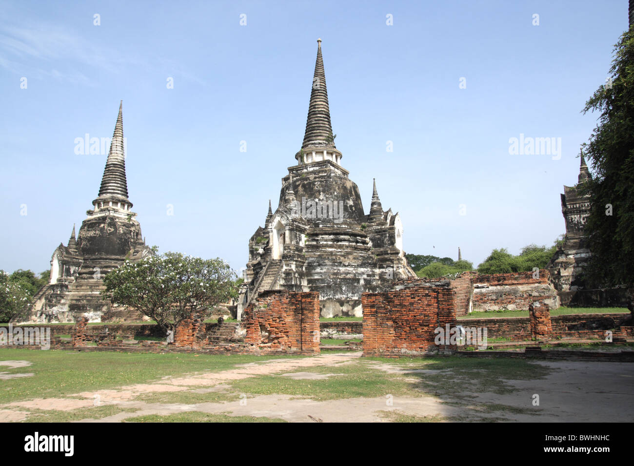 Wat Chaiwatthanaram temple , Ayutthaya , Thailand Stock Photo