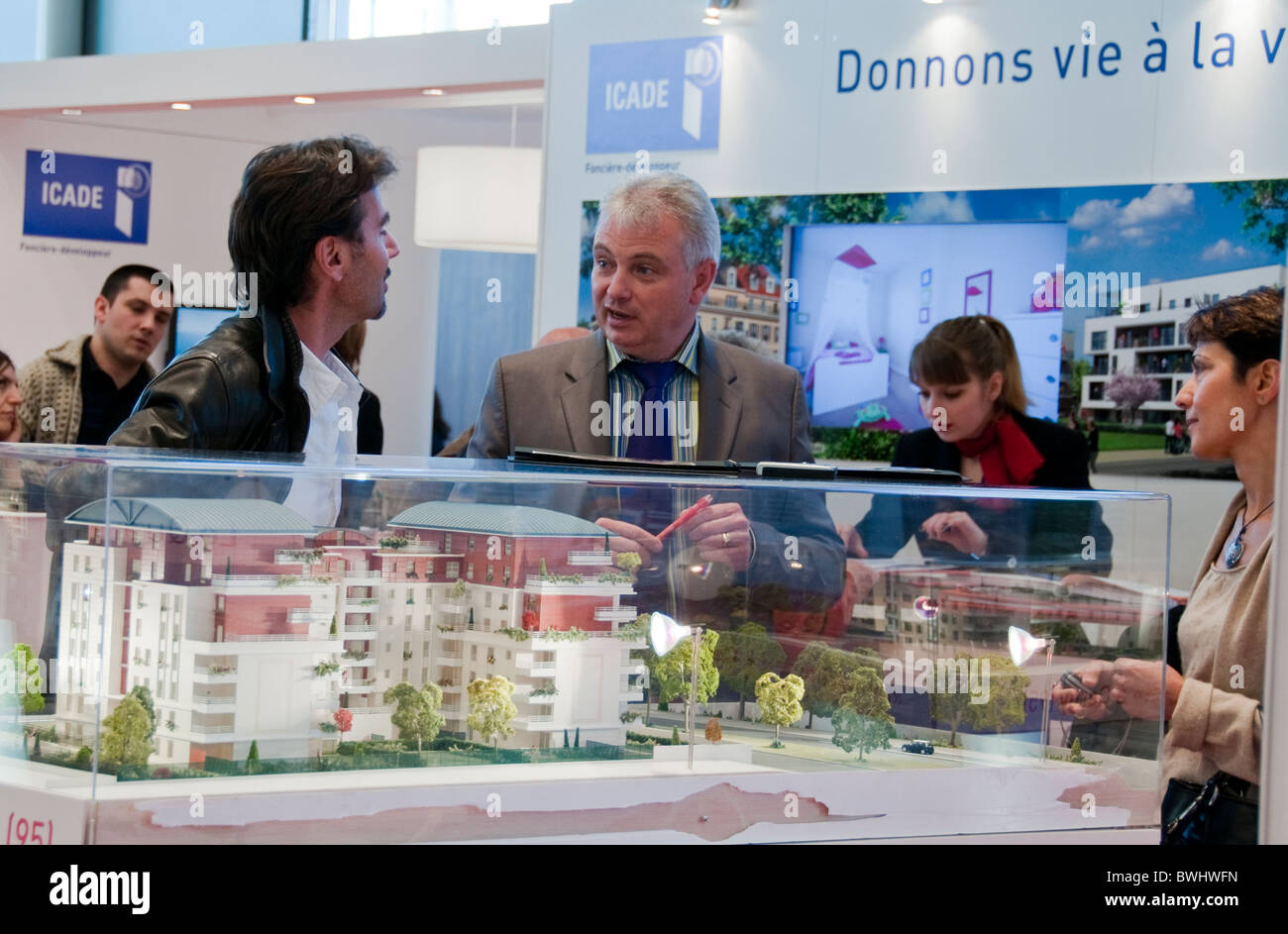 Paris, France Interior View of Paris Real Estate Annual Trade SHow