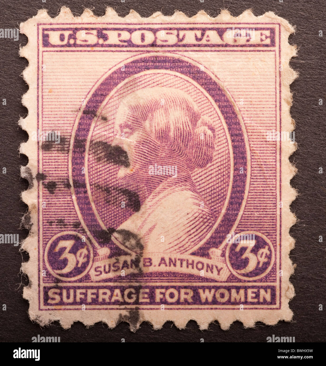 Us postage stamp susan anthony hi res stock photography and images