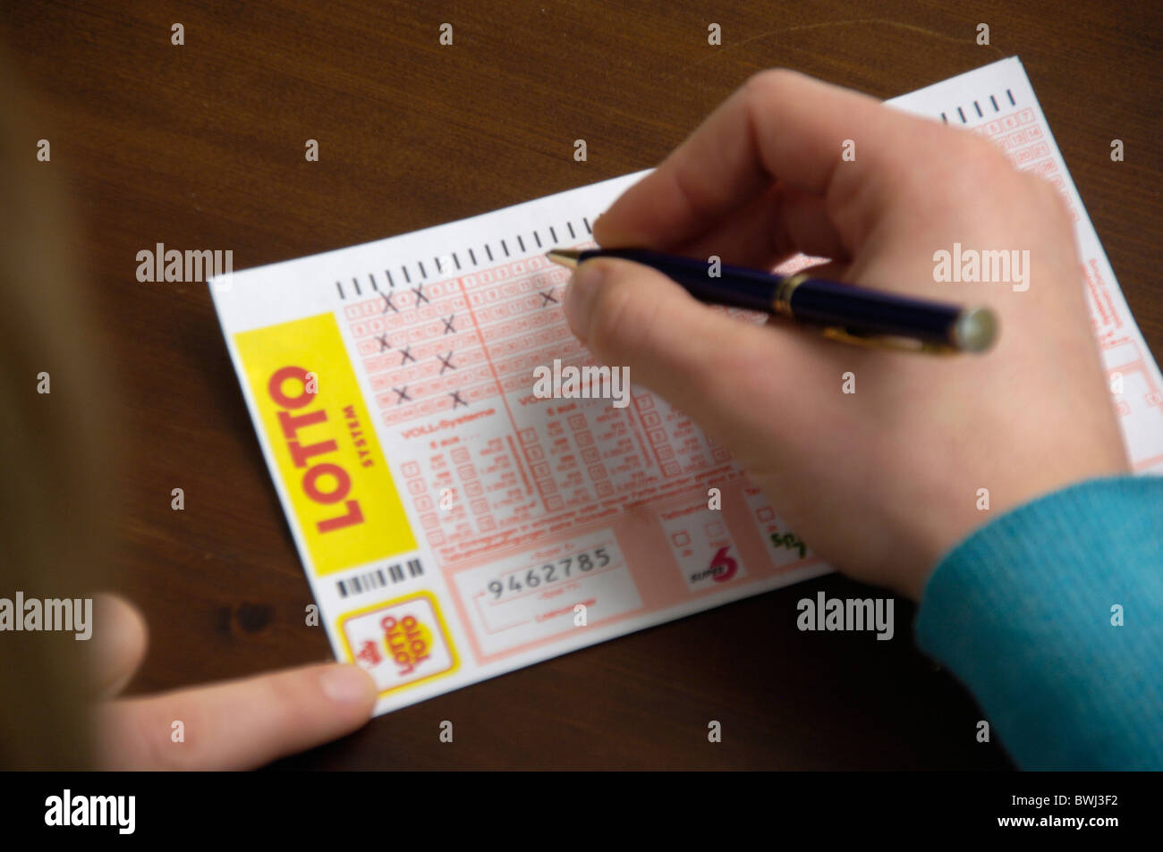 Lottery slip hires stock photography and images Alamy