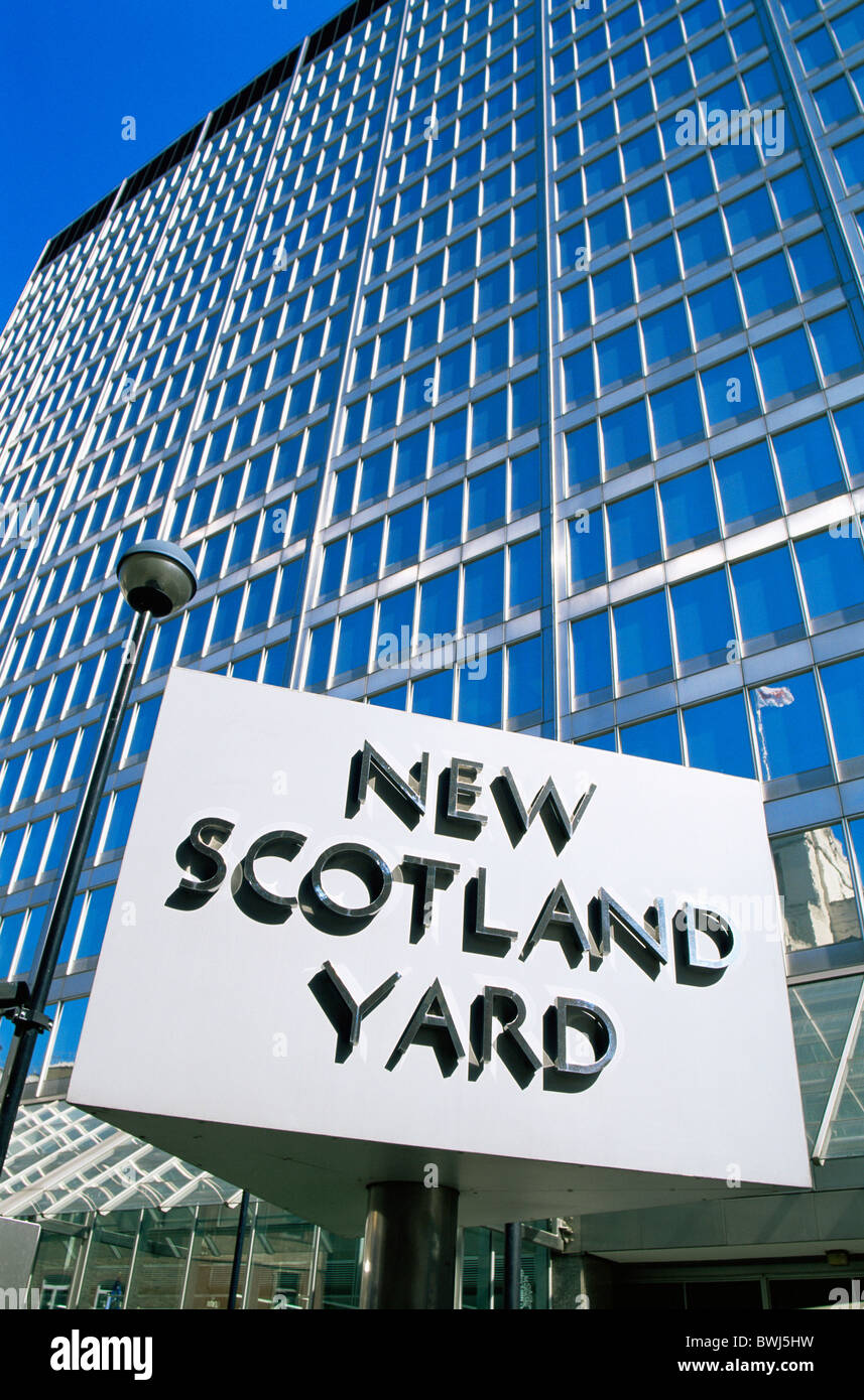 UK United Kingdom Great Britain Europe Britain England Europe London New Scotland Yard Scotland Yard Metropo Stock Photo