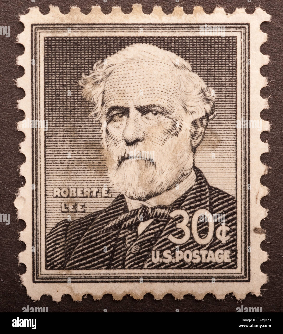 United States Postage 30 cents Stock Photo