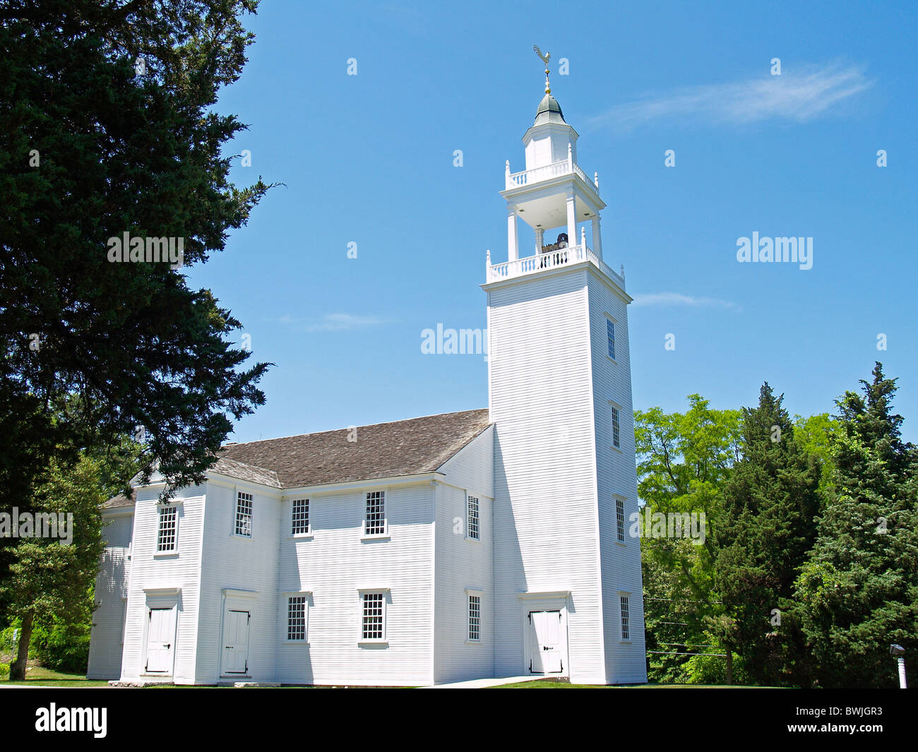 West Parish Church in Barnstable, Cape Cod,Massachusetts Stock Photo