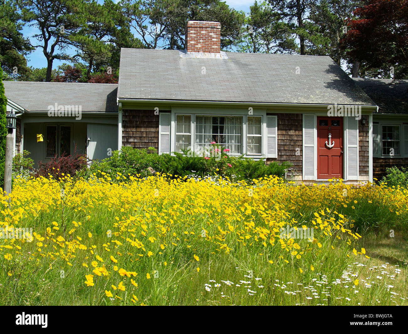 New England Cape Cod Salt Box High Resolution Stock Photography And Images Alamy