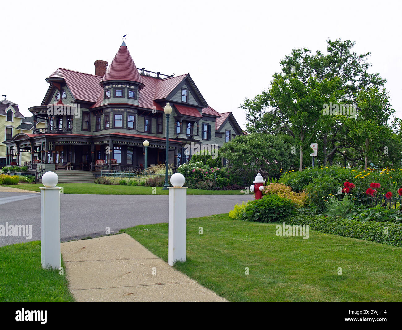 Seasonal home Oak Bluffs,Martha's Vineyard,Massachusetts Stock Photo