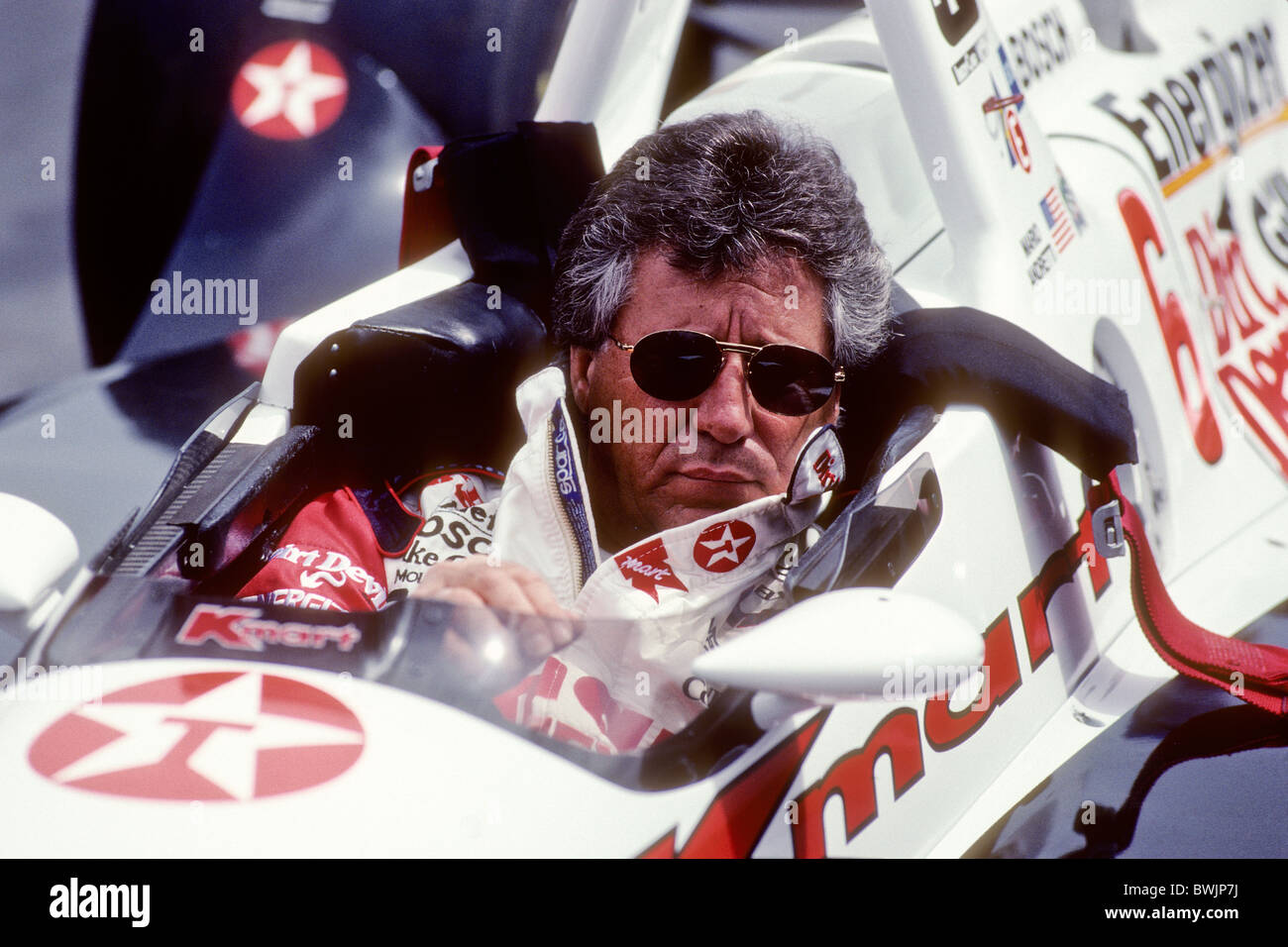 Mario Andretti during the 1994 cart Valvoline 200 in Phoenix, AR. Stock Photo