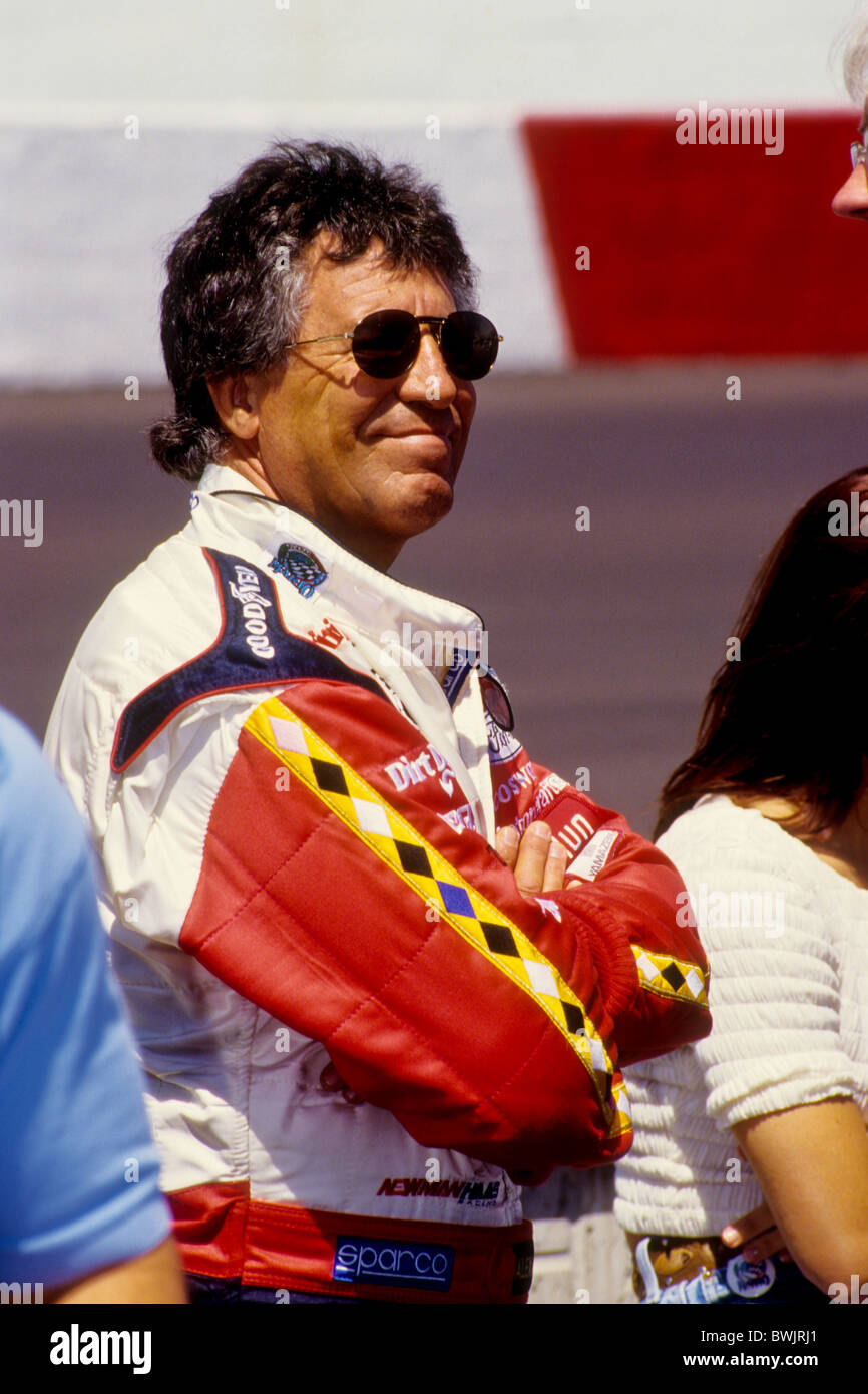 Mario Andretti during the 1994 cart Valvoline 200 in Phoenix, AR. Stock Photo