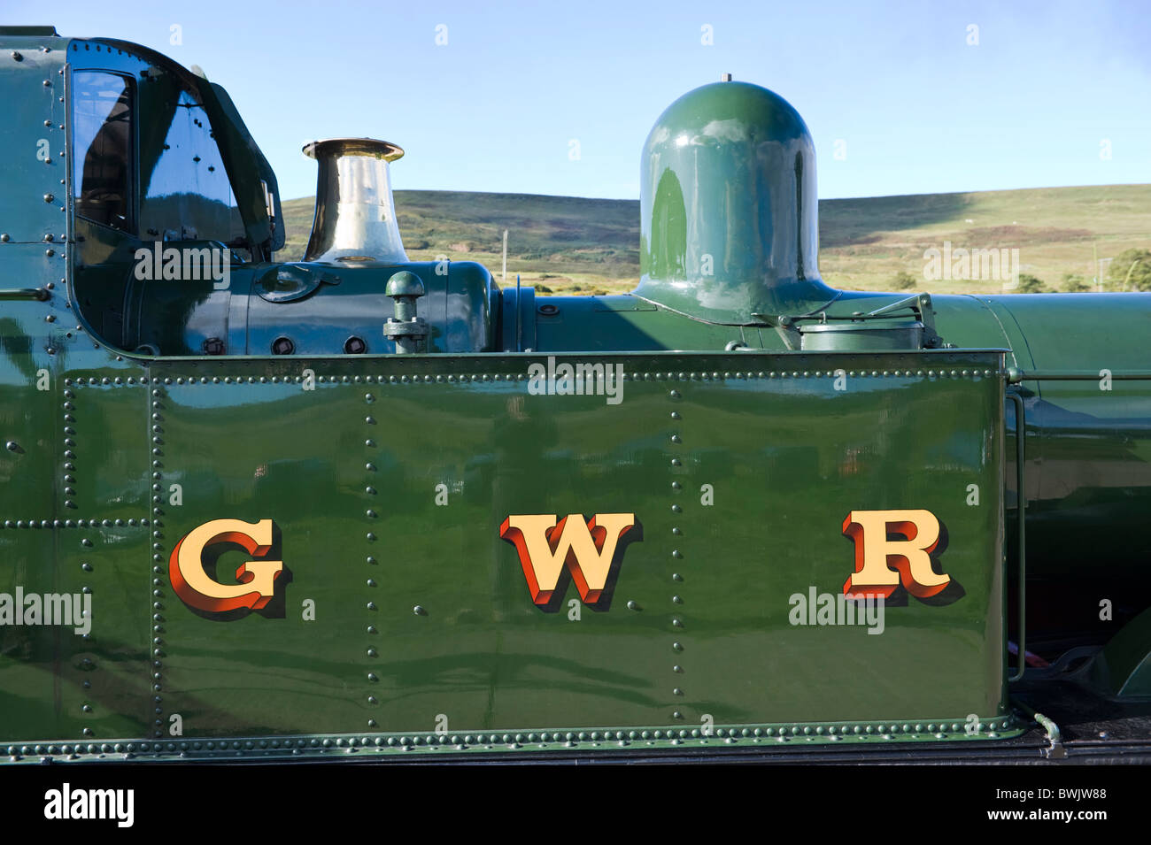 GWR 1400 tank class 0-4-2T steam locomotive No 1450 Stock Photo