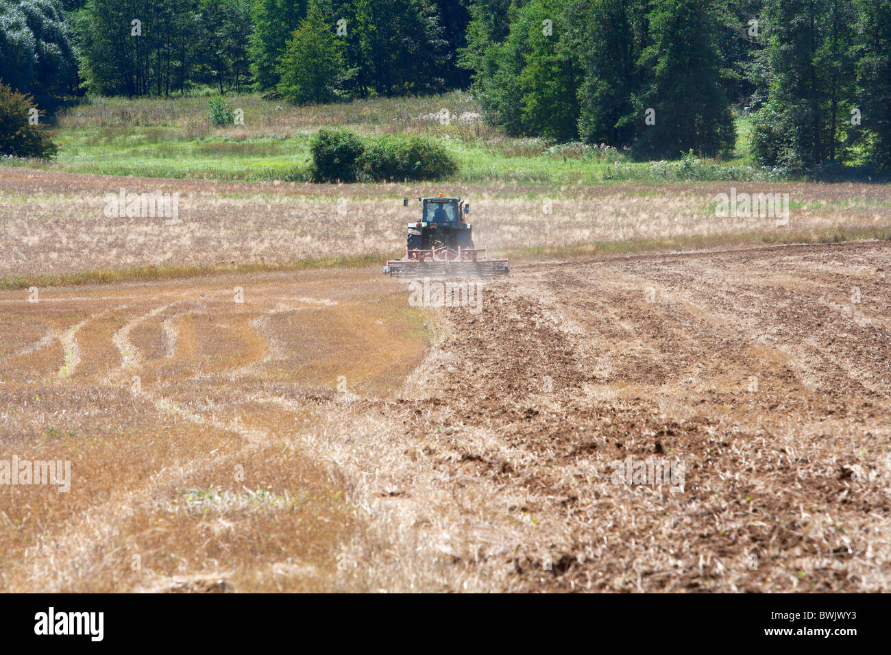 Agricultural machinery Agriculture Color Colour Country Countryside Cultivation Daytime Earth Exterior Farm Stock Photo