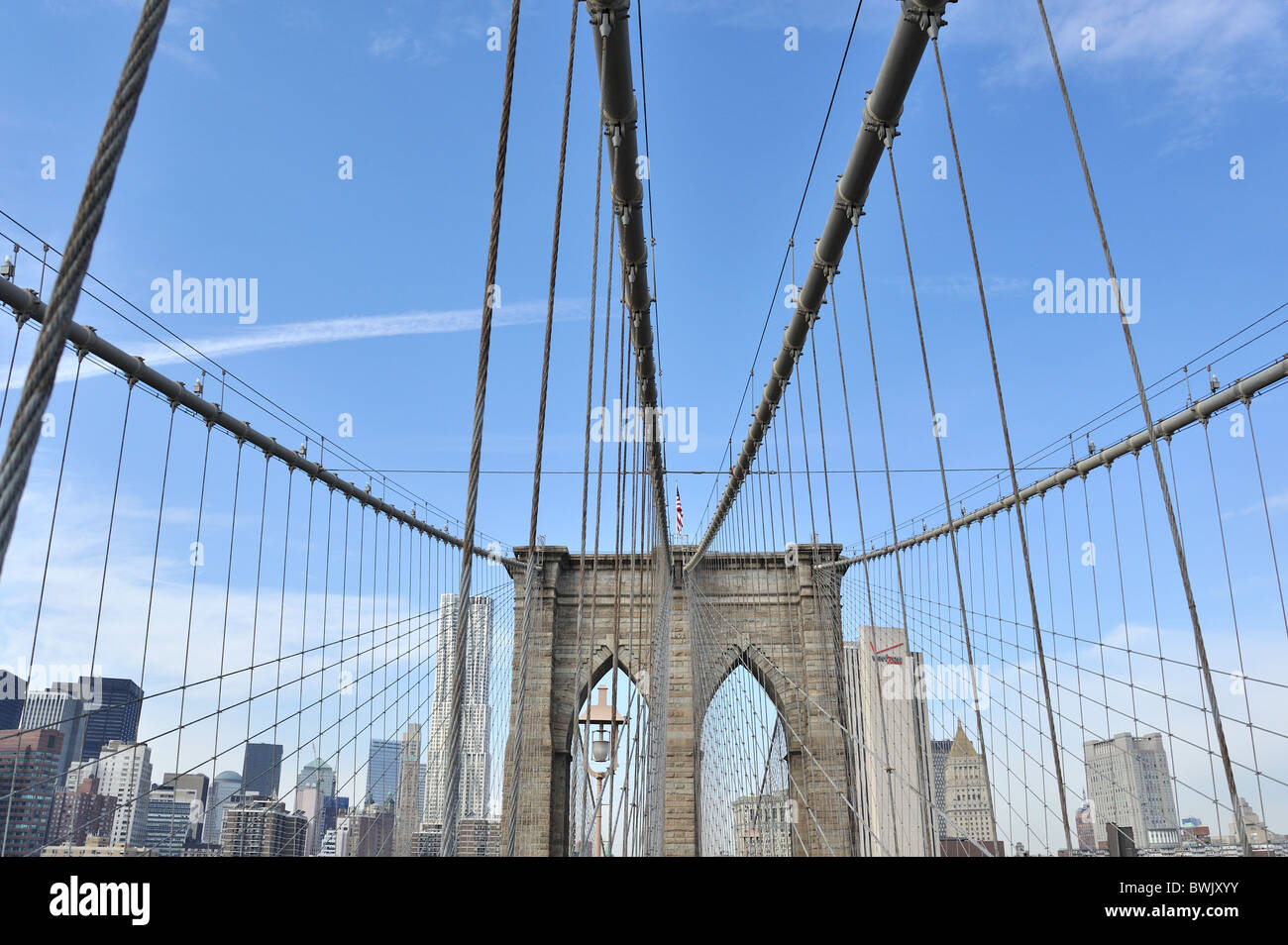 Brooklyn suspension bridge hi-res stock photography and images - Alamy
