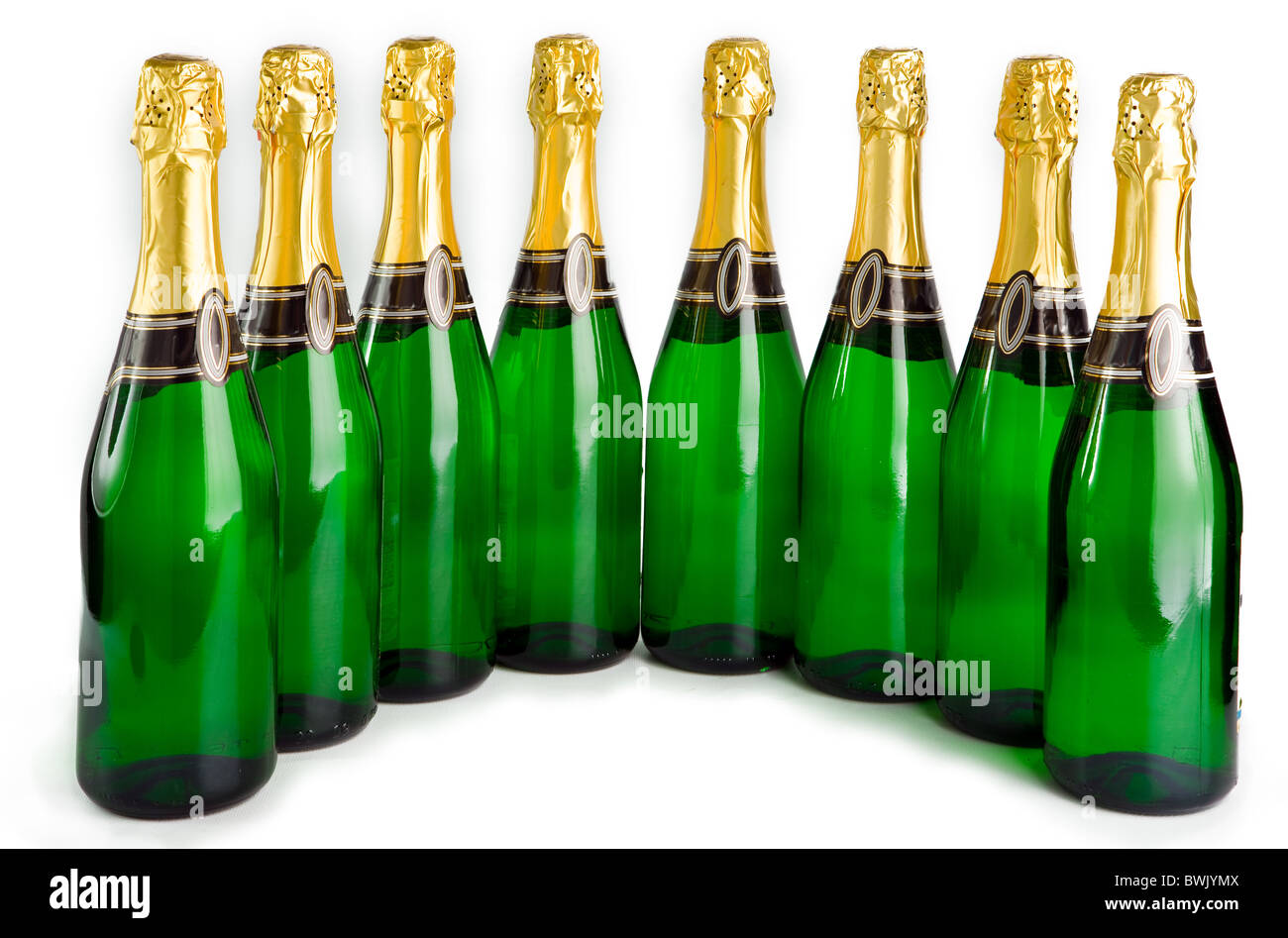 Sparkling wine bottles Stock Photo Alamy