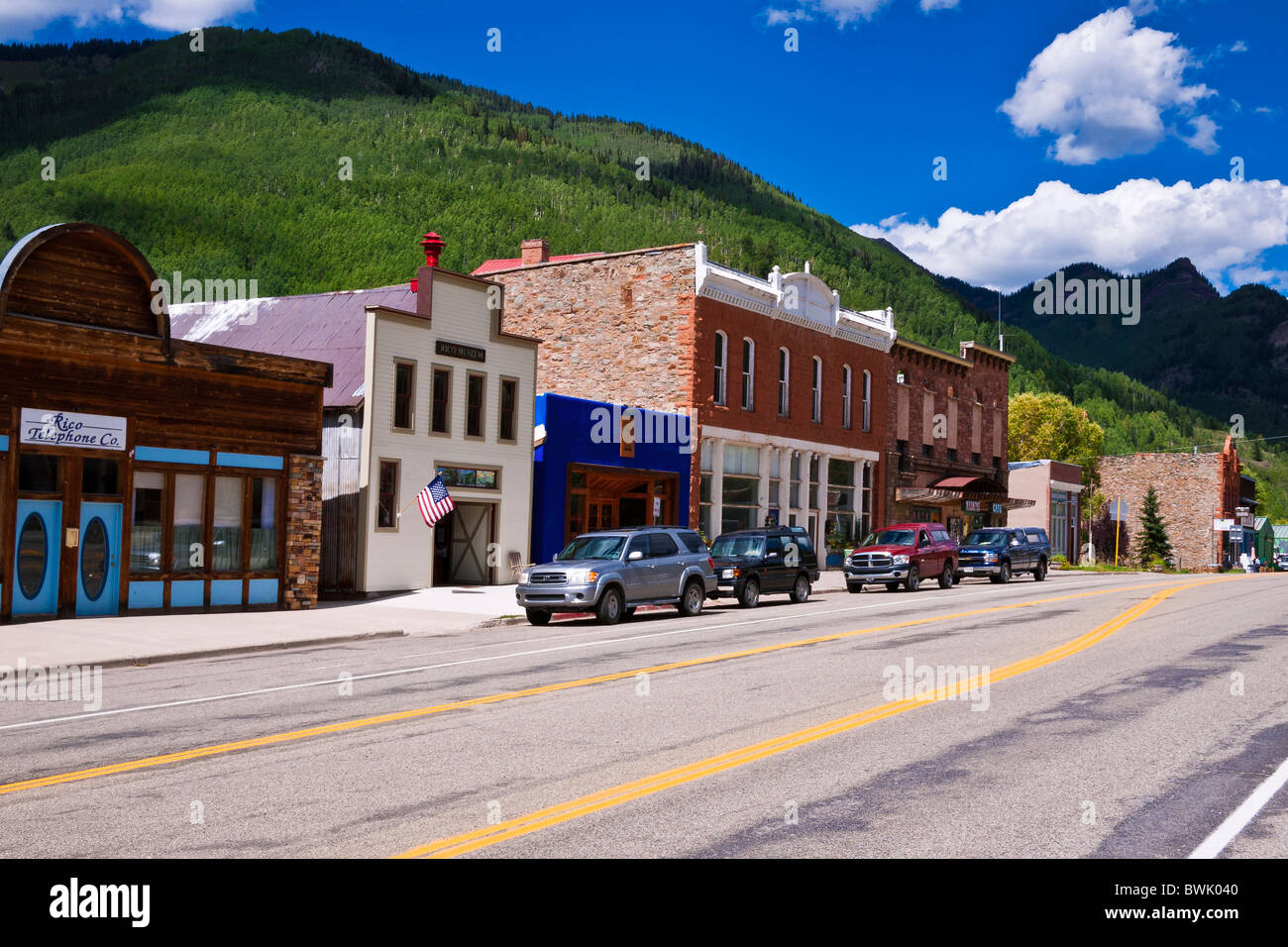 Downtown Rico, Colorado Stock Photo - Alamy