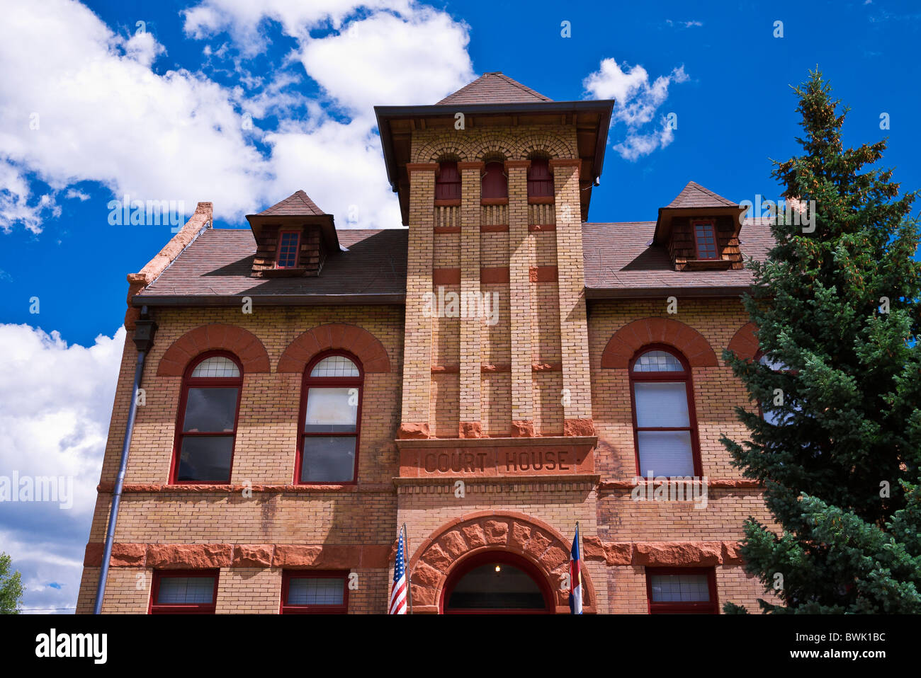 The Rico Court House, Rico, Colorado Stock Photo Alamy