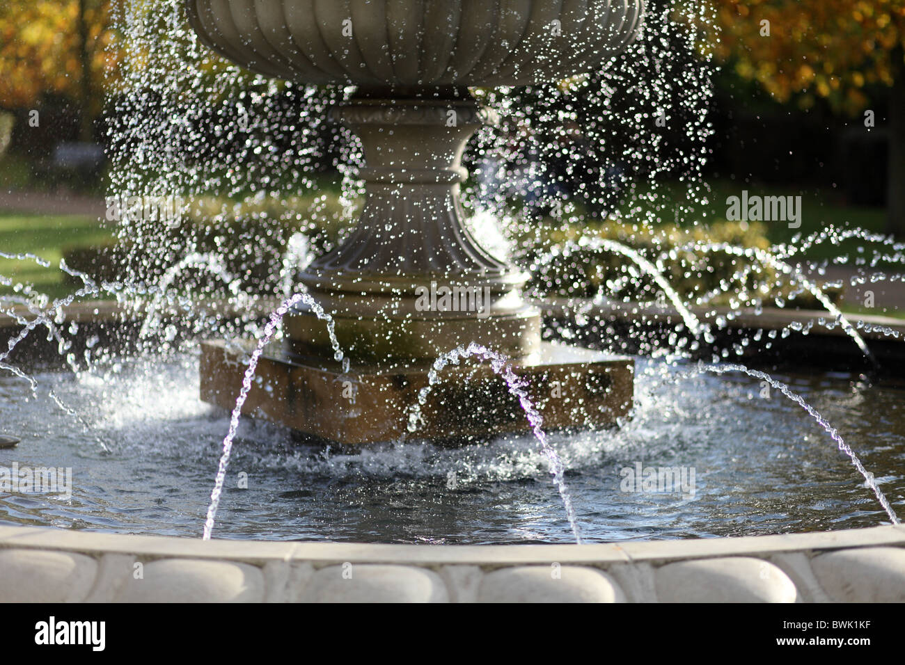 fountain in the park Stock Photo - Alamy