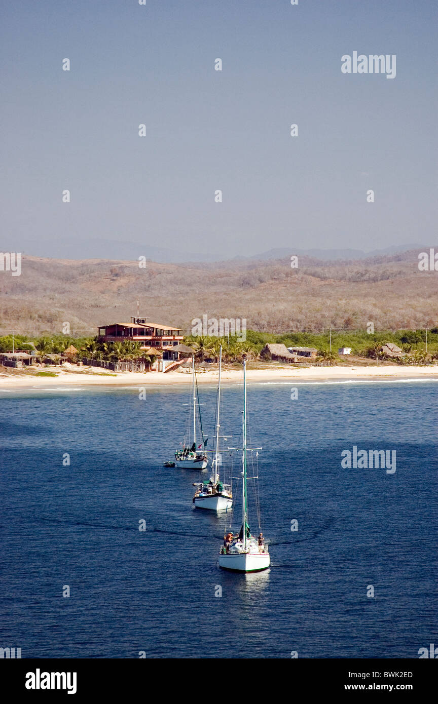 Bahia de Navidad Jalisco Mexico Central America America overlook coast