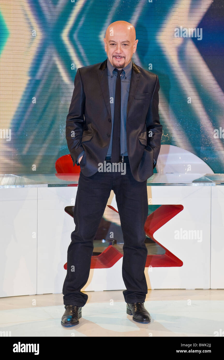 Enrico Ruggeri, X Factor, RAI 2, Milan Stock Photo