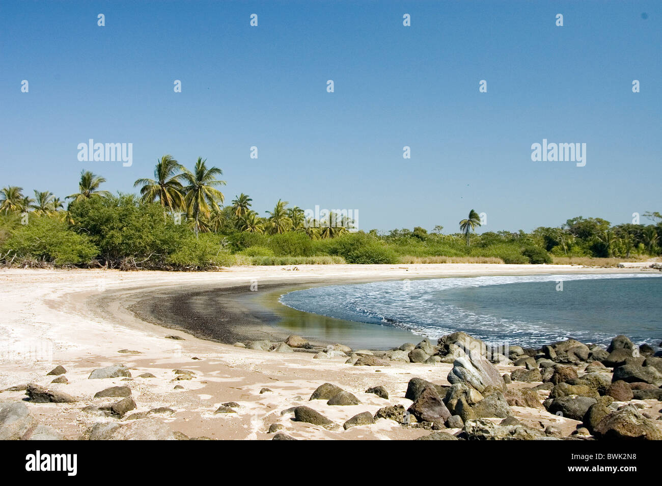 Bay of Matanchen Mexico Central America America landscape coast beach