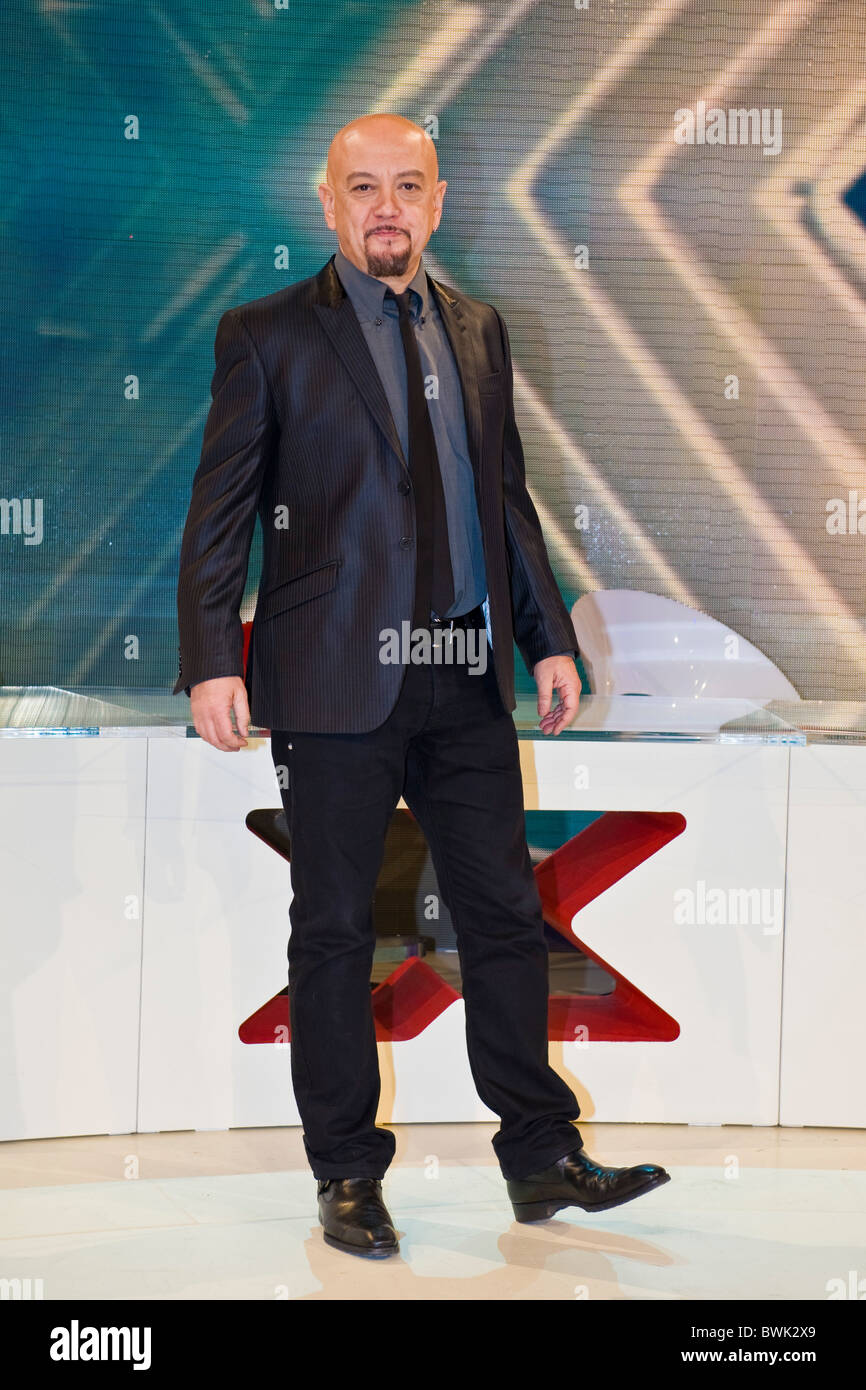 Enrico Ruggeri, X Factor, RAI 2, Milan Stock Photo