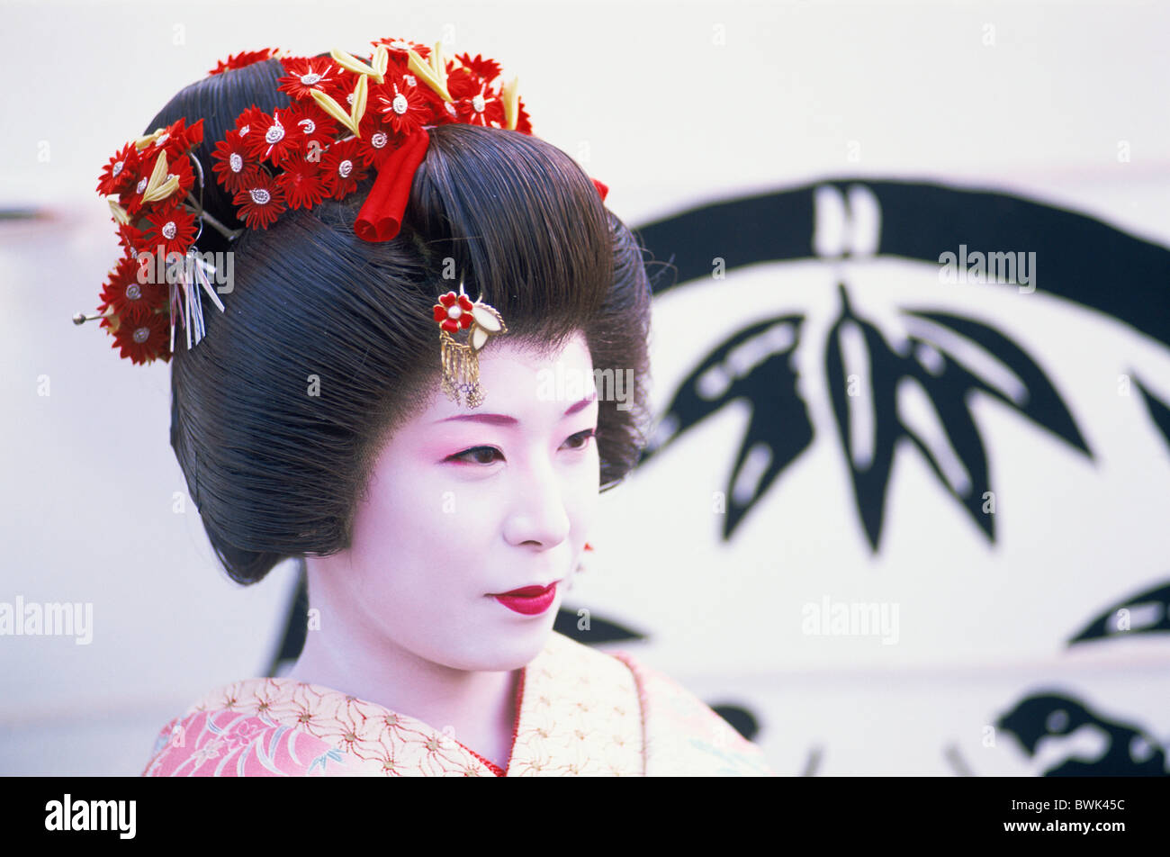 Asia Japan Asia Honshu Tokyo Geishas Geisha Maiko Maikos Jidai Matsuri