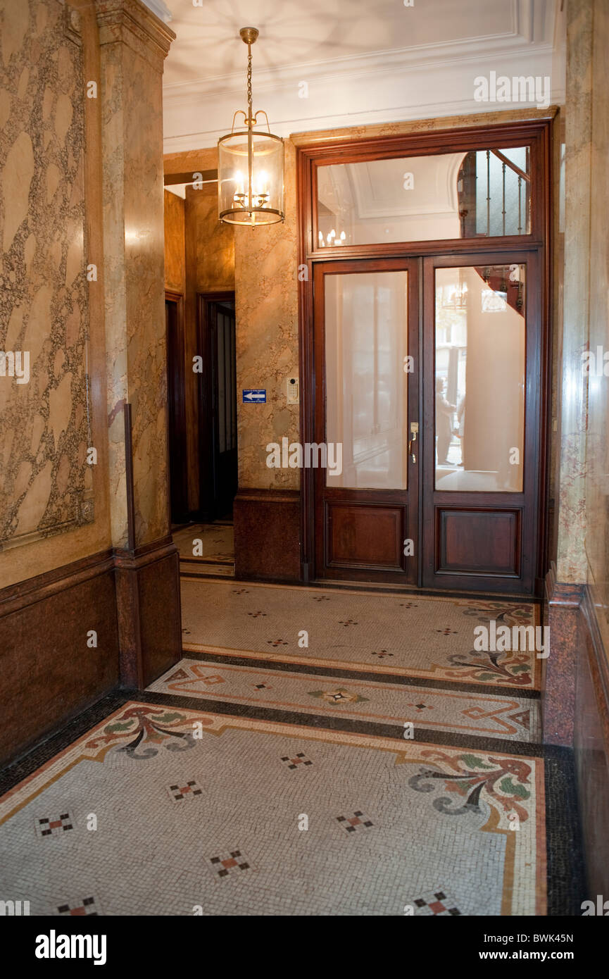 Paris, France, French Real Estate Market, Old Hallway in Parisian