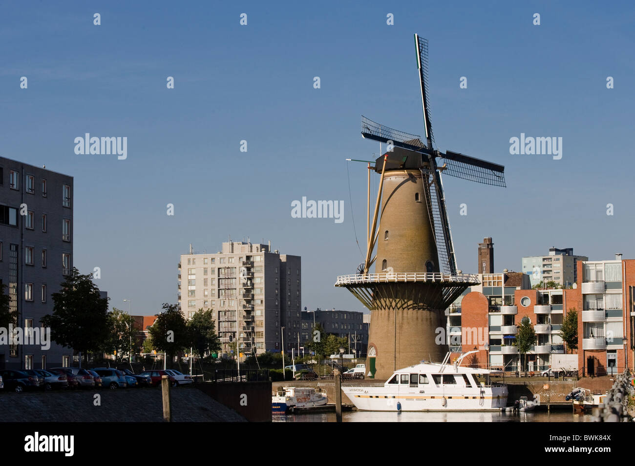 Delfshaven harbour, Rotterdam, South Holland, Holland, Netherlands, Europe Stock Photo