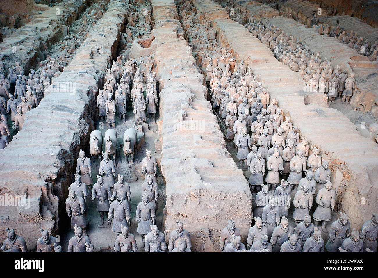 China Asia Silk Road province Shaanxi Xian Xi'an mausoleum Qin