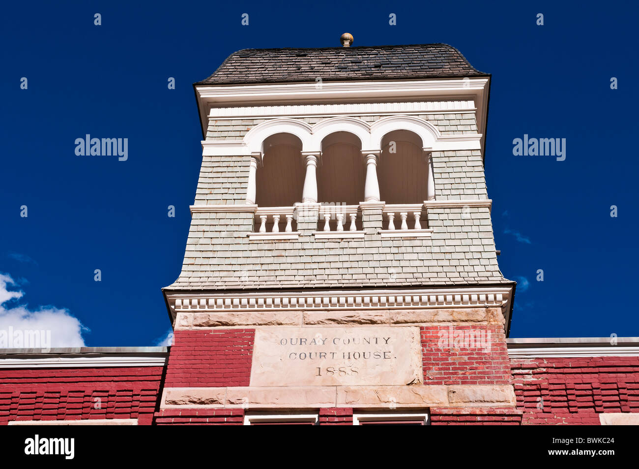 The historic Ouray County Court House, Ouray, Colorado Stock Photo Alamy