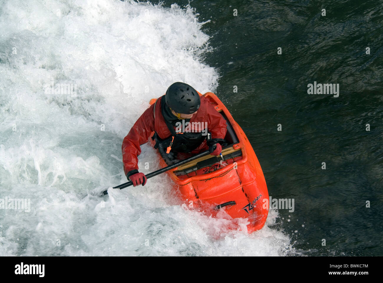 whitewater kayak action river sports water sport Yukon River