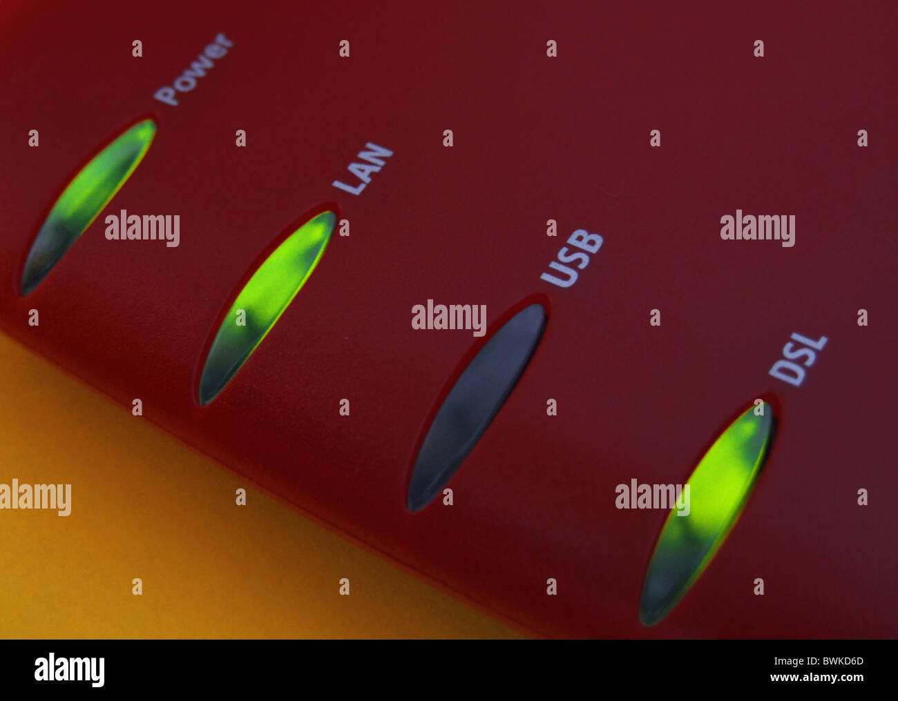 DSL USB LAN power modem network LED technology computer EDP Electronic