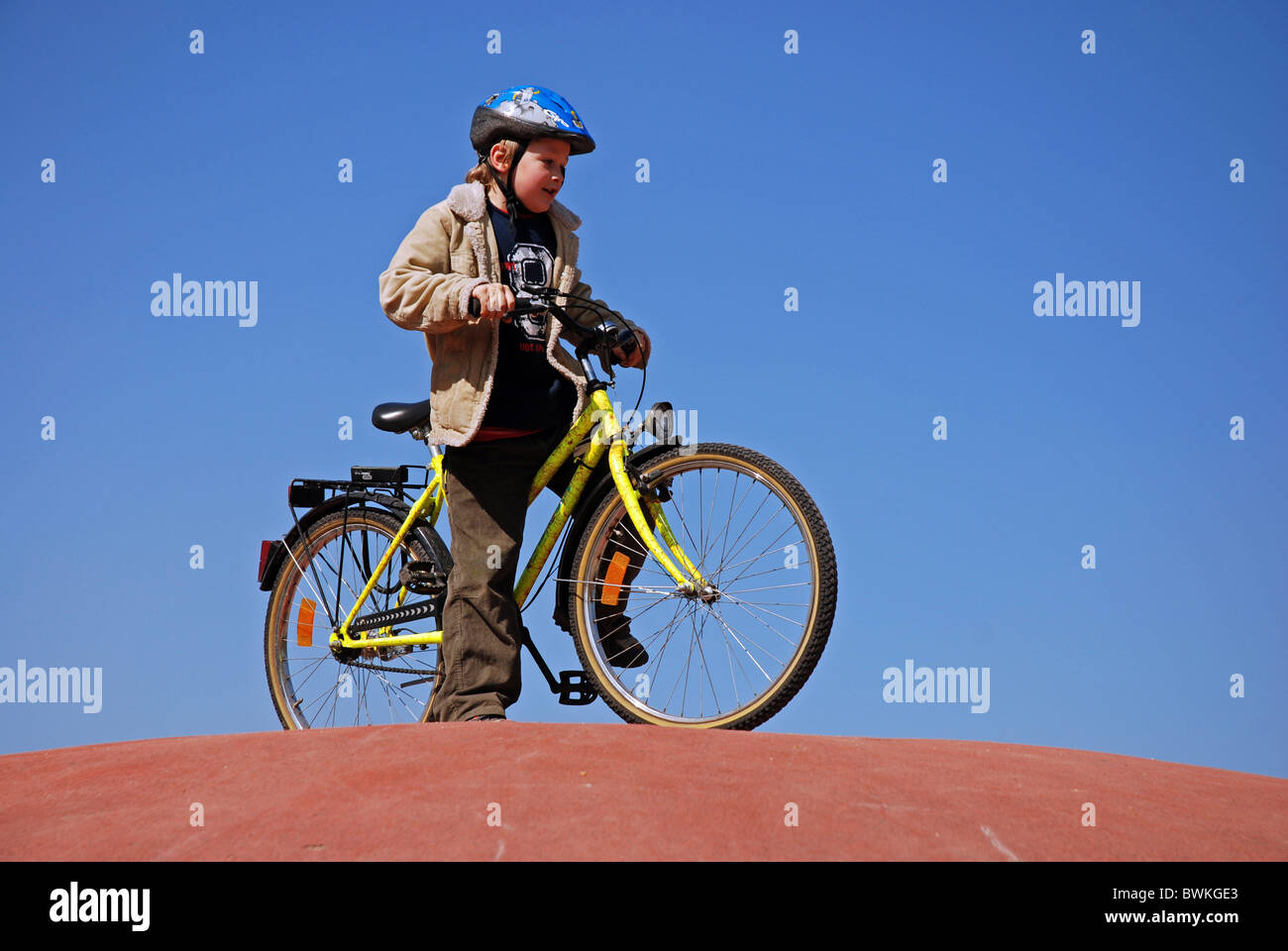 boy child Outside boy bicycle bike wheel bicycle riding a bike helmet