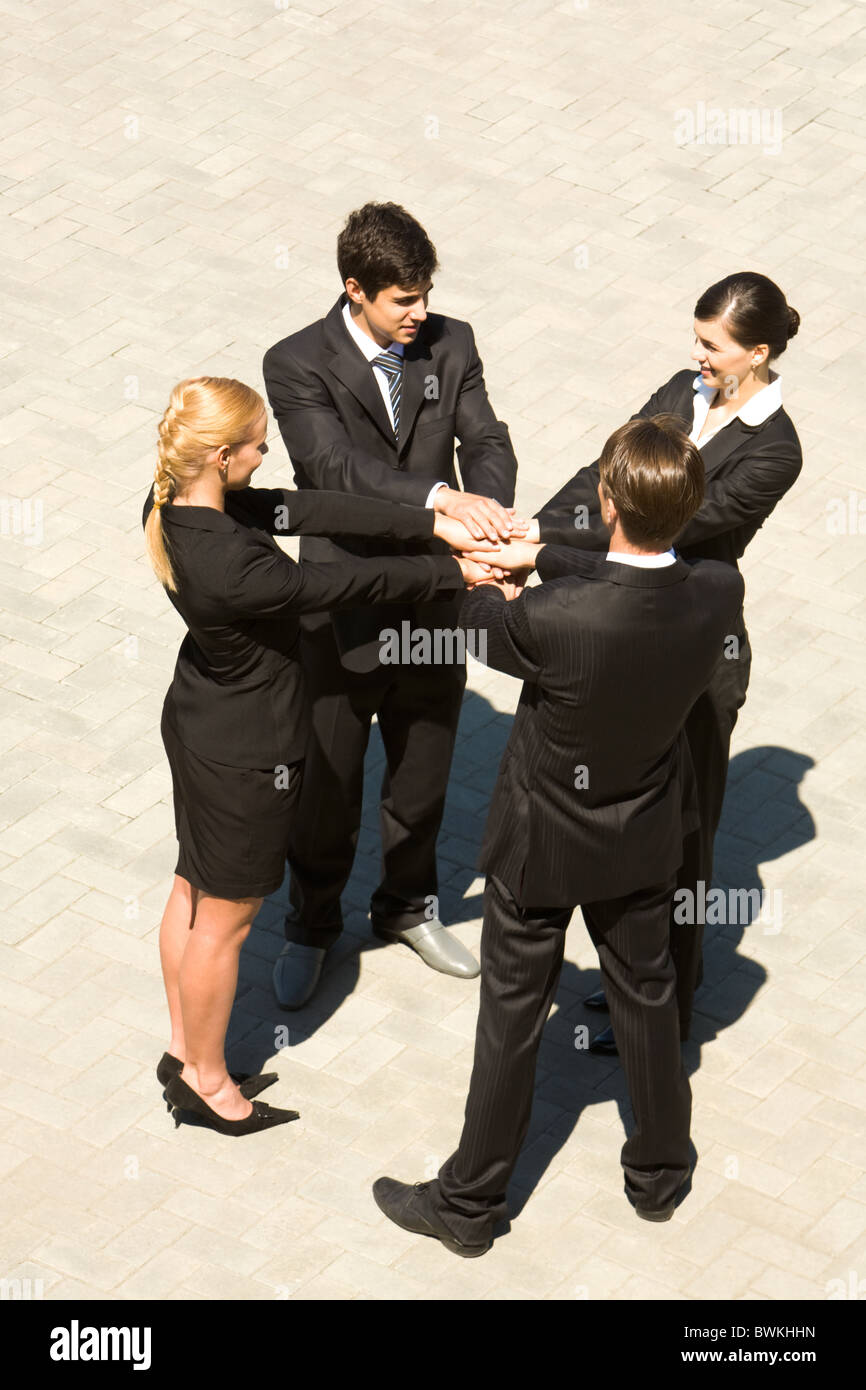 Group people standing together hi-res stock photography and images - Alamy