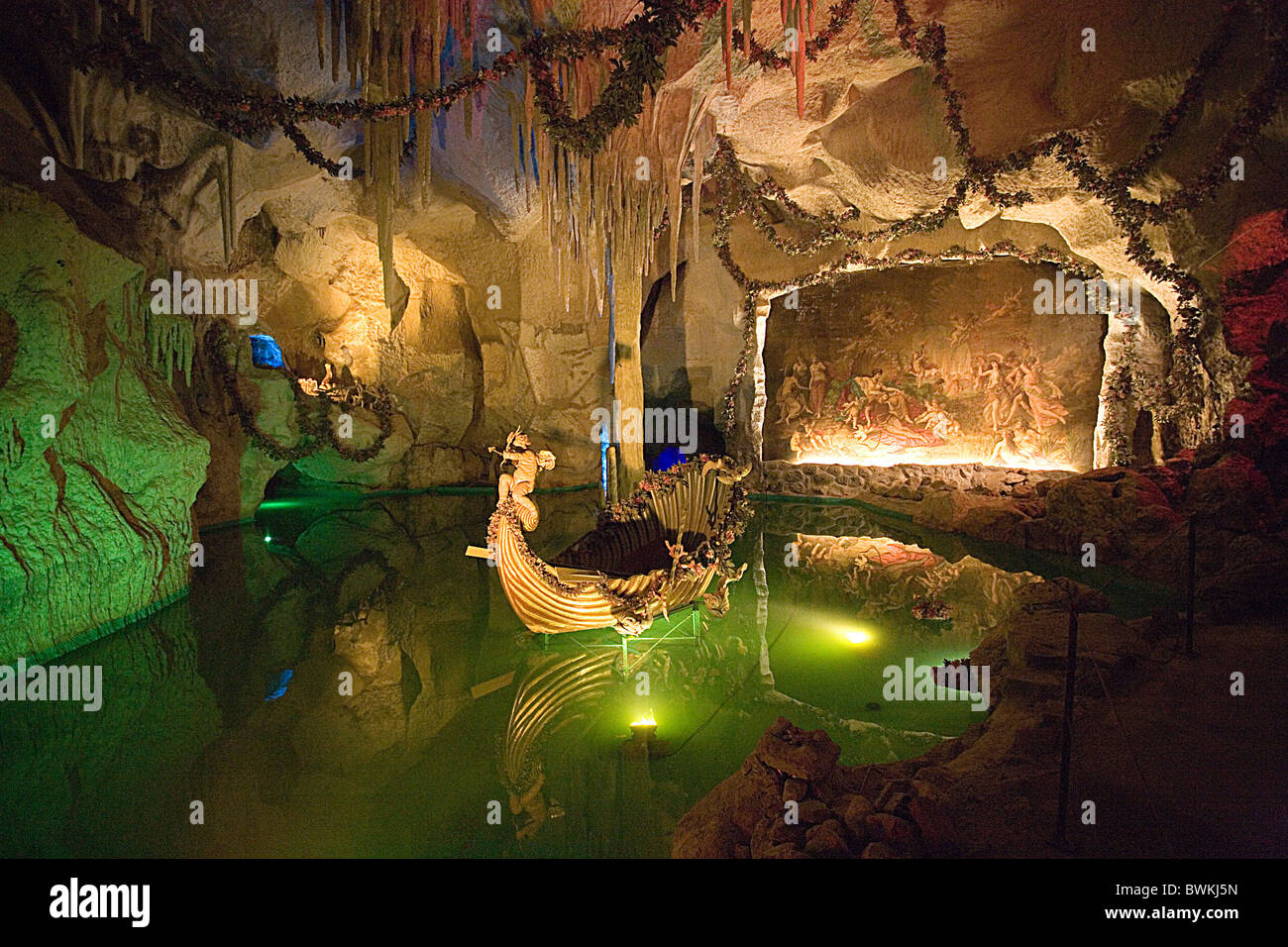 Germany Europe Bavaria castle Linderhof king Ludwig II Venus grotto