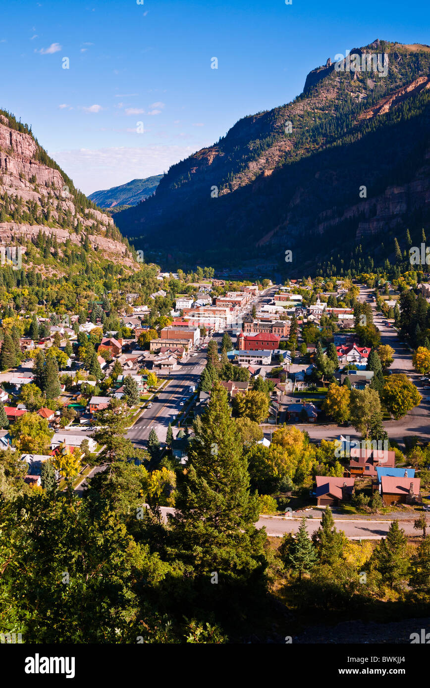 Town of Ouray, Colorado Stock Photo Alamy
