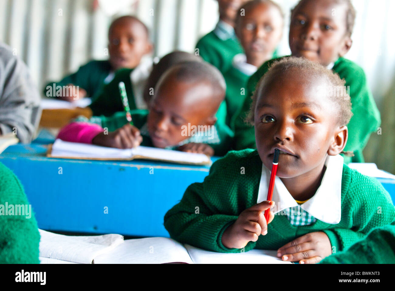 Africa school girls uniform hi-res stock photography and images - Alamy