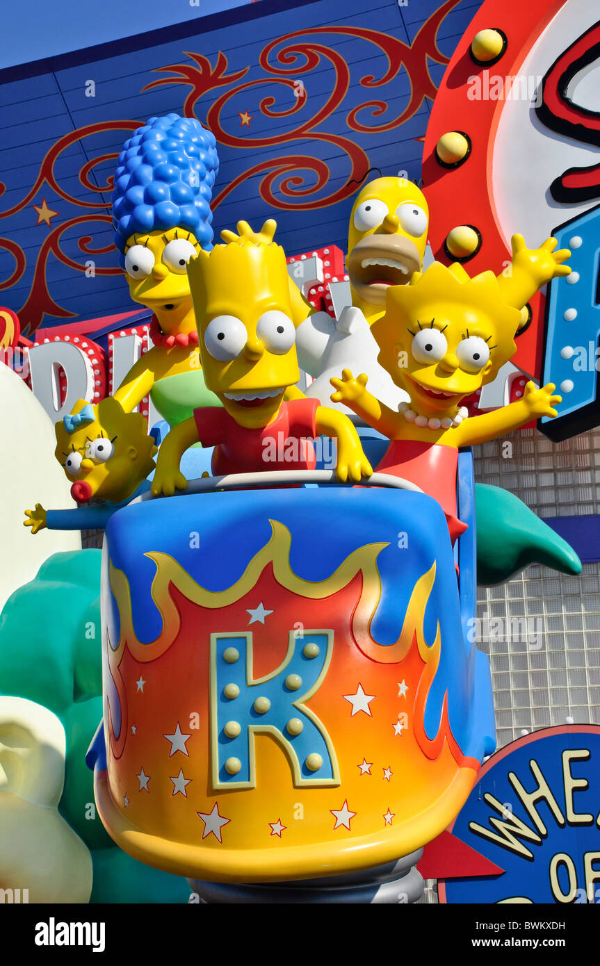 The Simpsons Stock Photo