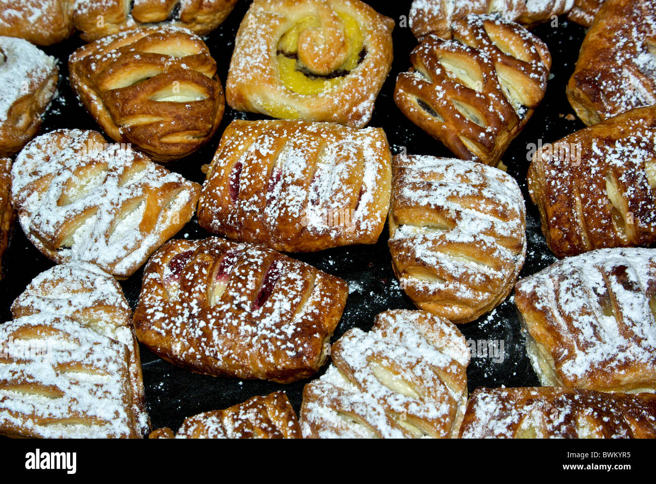 Assorted danish pastries hi-res stock photography and images - Alamy
