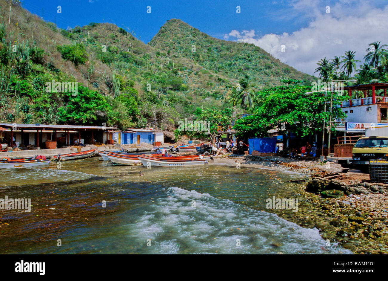 Venezuela South America Puerto Colombia Parque Nacional Henri Pittier  Cordillera De La Costa South America Bay Stock Photo - Alamy