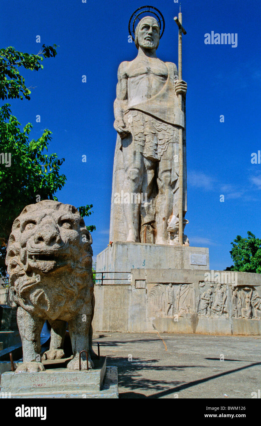 Venezuela South America San Juan Bautista Statue San Juan De Los Morros South America Baptist Sculpture Stock Photo Alamy