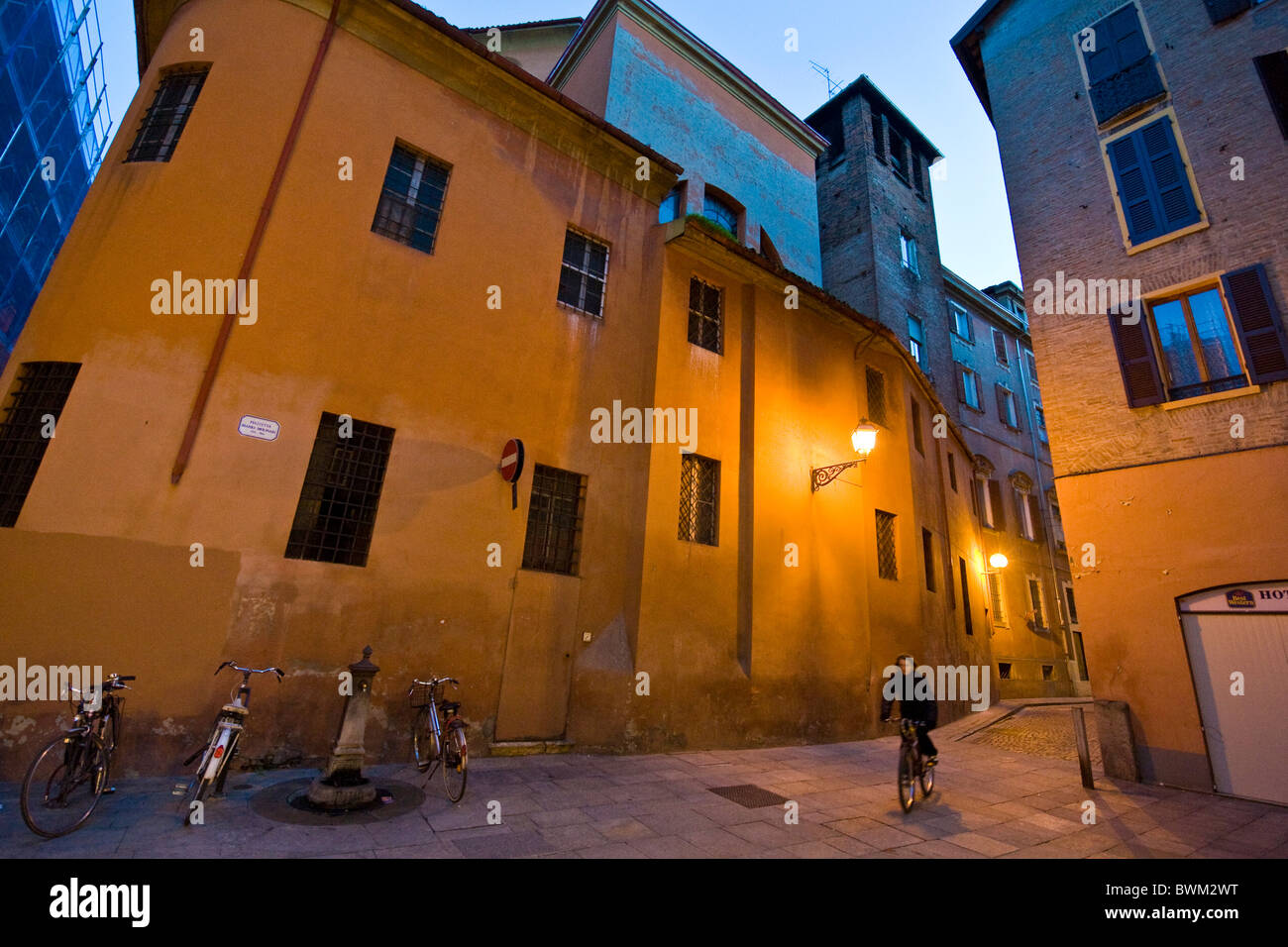 Mario Molinari square, Modena, Emilia Romagna, Italy Stock Photo