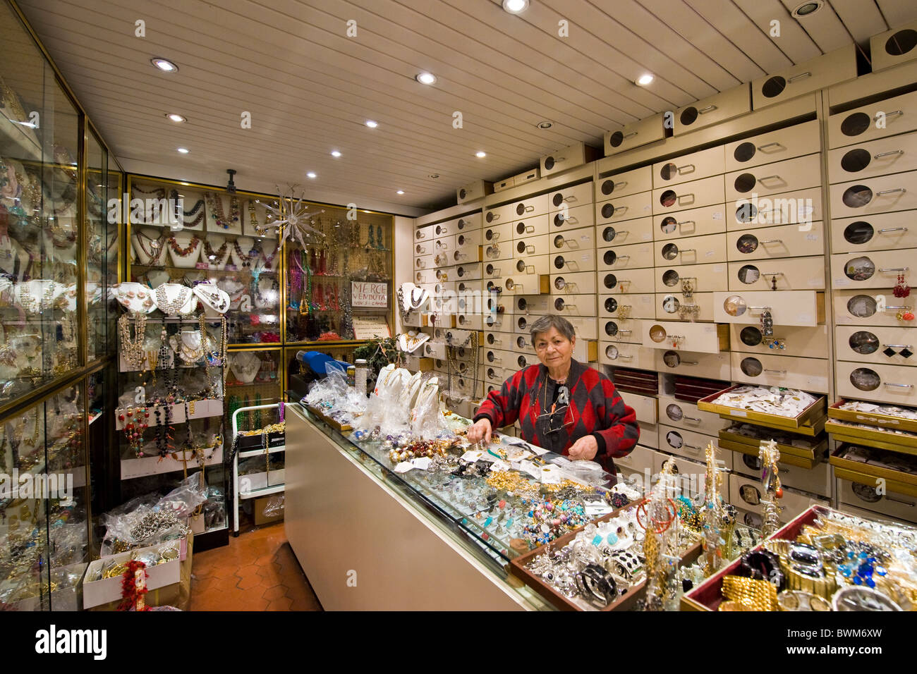La perla d'oriente shop, Emilia Romagna, Italy Stock Photo Alamy