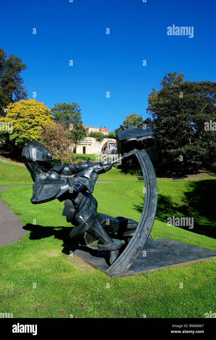 usher gallery statue Lincoln england uk Stock Photo - Alamy