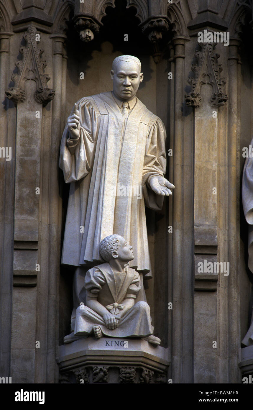 Westminster Abbey, London,Britain. 20th Century Christian Martyr's Martin Luther King,  0 Stock Photo