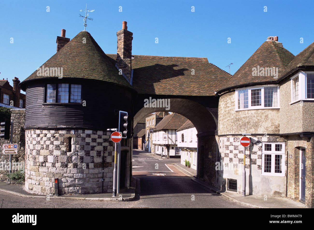 Historic Town Sandwich Kent England High Resolution Stock Photography