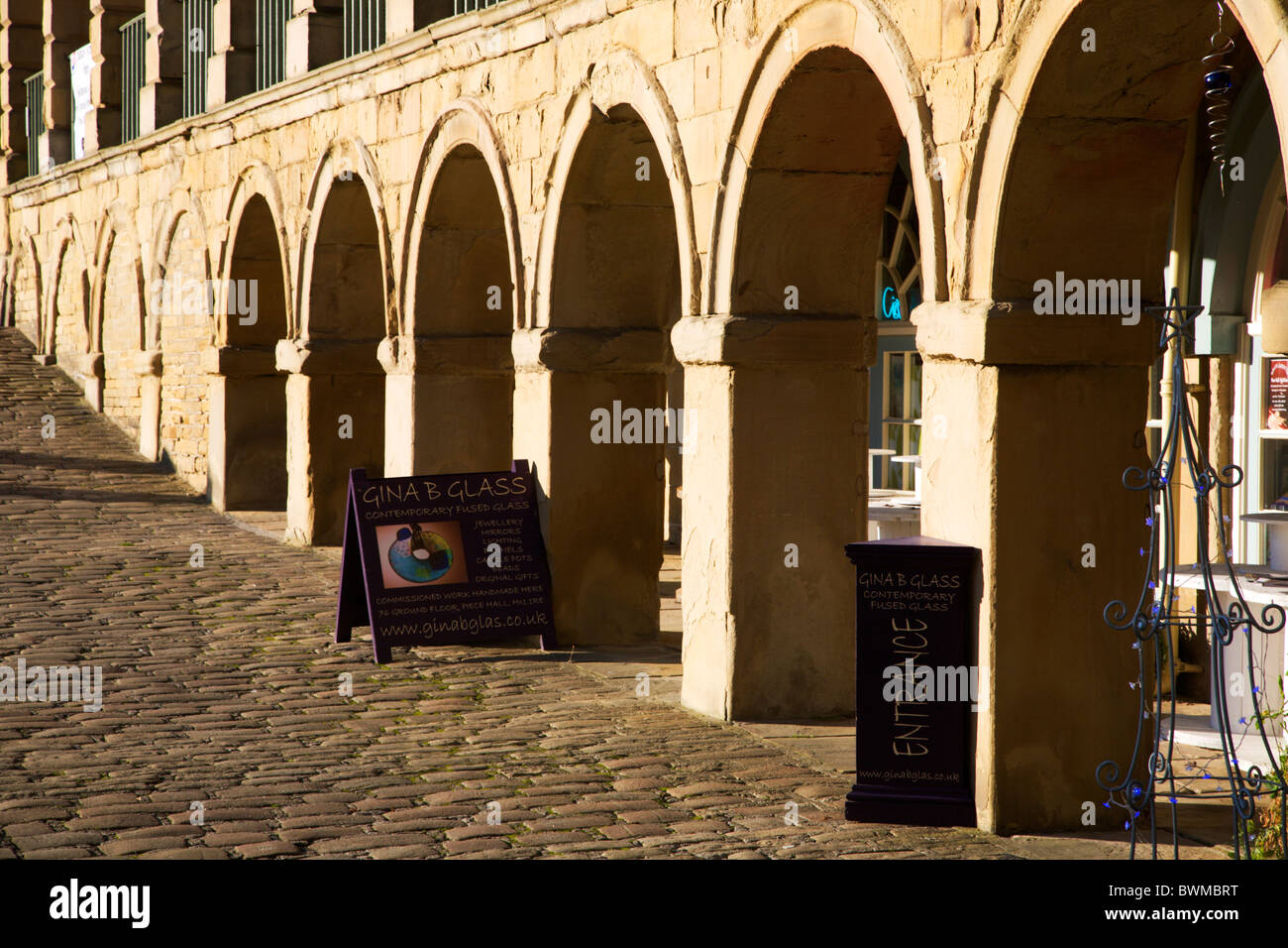 Glass Shop at The Piece Hall Halifax Halifax West Yorkshire England